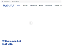 Tablet Screenshot of mapura.de